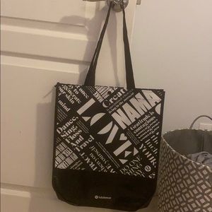 Lulu lemon reusable tote